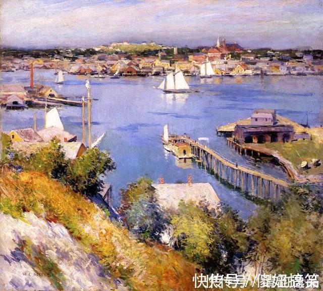 梅特卡夫|美国著名画家，威拉德·梅特卡夫，风景油画作品欣赏