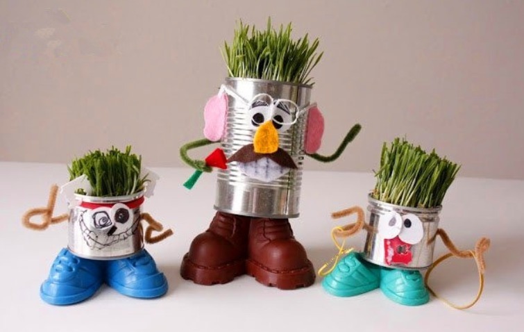 植物|别把铁罐子扔了、卖了,钻孔养花,植物长得好,越看越讨喜