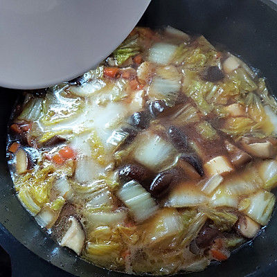 娃娃菜烩玉子豆腐