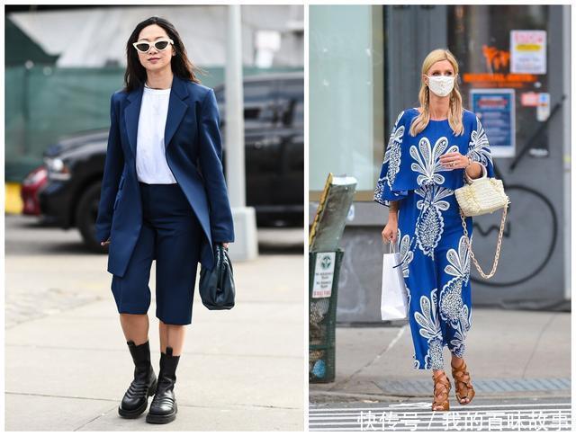 黑白灰不流行了,双色搭配更显高级,就连白色也能穿出新鲜感