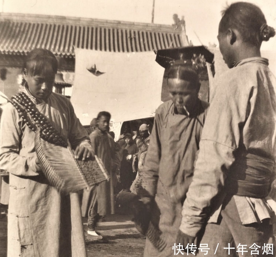 庄稼|晚清老照片:旗人女子美丽惊艳,圆明园种满庄稼