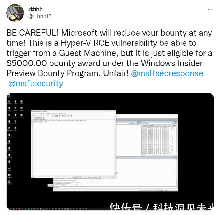 wind|微软降低回报奖金,研究人员直接公开最新Windows系统权限漏洞