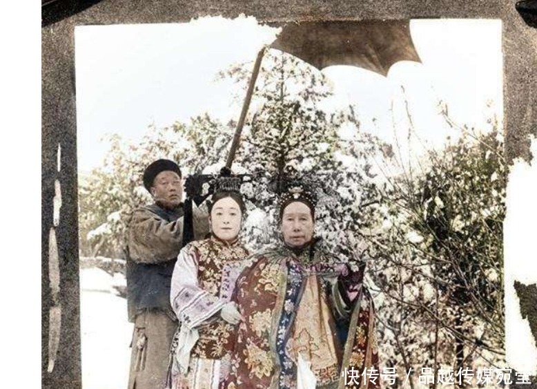 生活|慈禧太后罕见彩色照片,仿佛一位走进现代生活的女皇