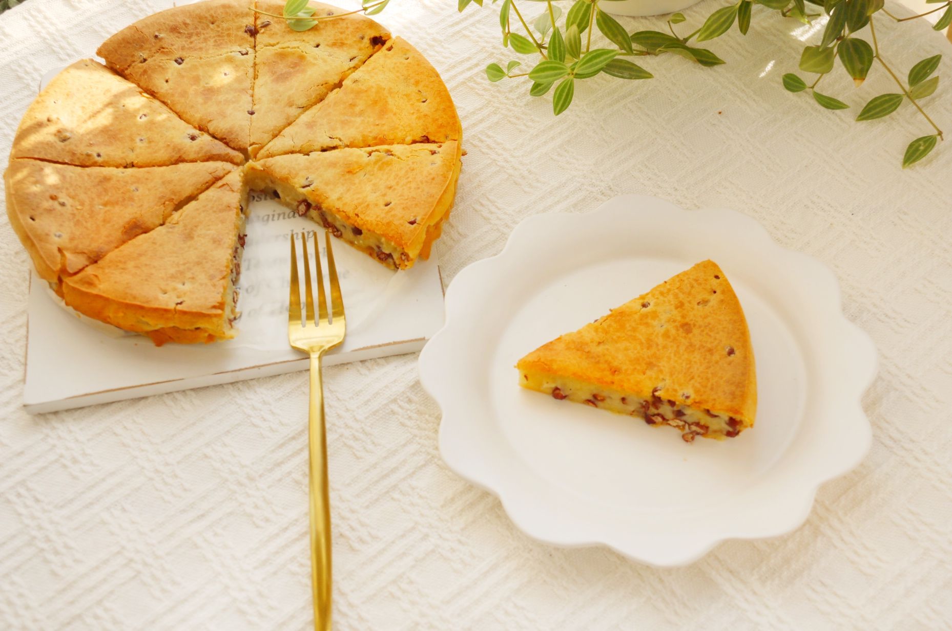 糯米年糕别再蒸了,试试这么做,软糯香甜,比披萨好吃又省事