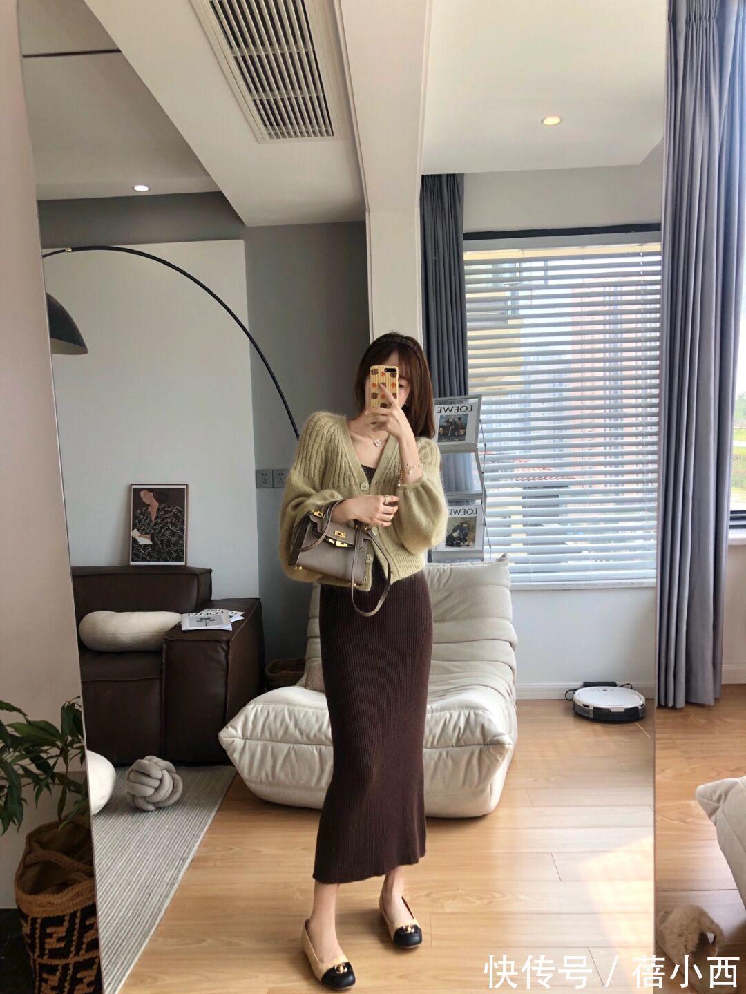 半身裙 超实用的开衫搭配技巧,让博主教你如何摆脱老气感,惊艳整个秋天