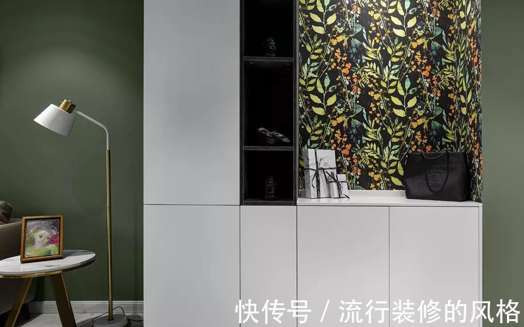 轻奢范|125㎡现代简约风,时尚又优雅,复古绿也能装出轻奢范!