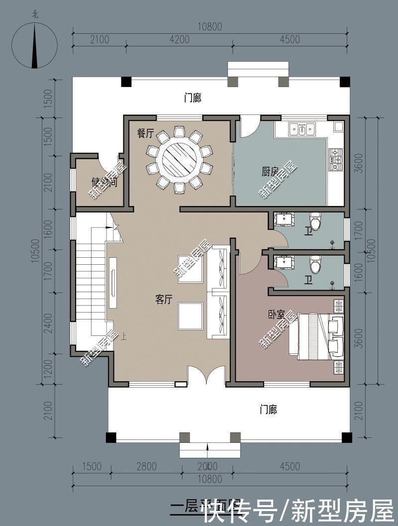 高度|农村盖房高度不能超10米,这样建邻居都点赞,第6套只需20万