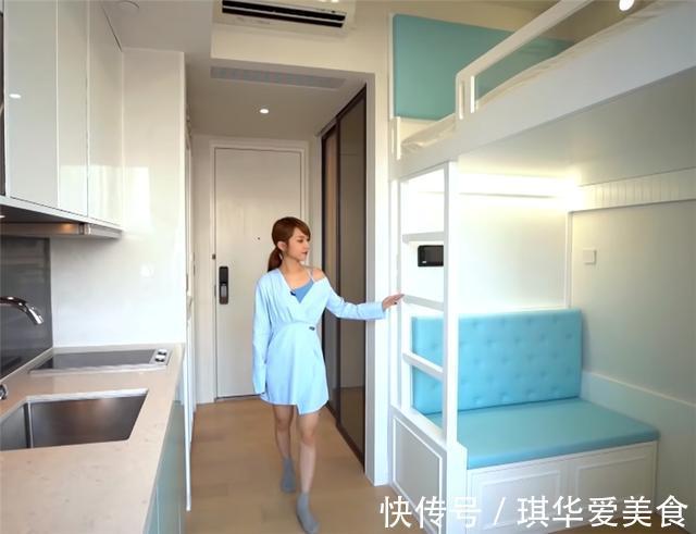 玄关|香港90后姑娘挤在8㎡小家，空间能省则省，蜗居生活虽逼仄却乐观