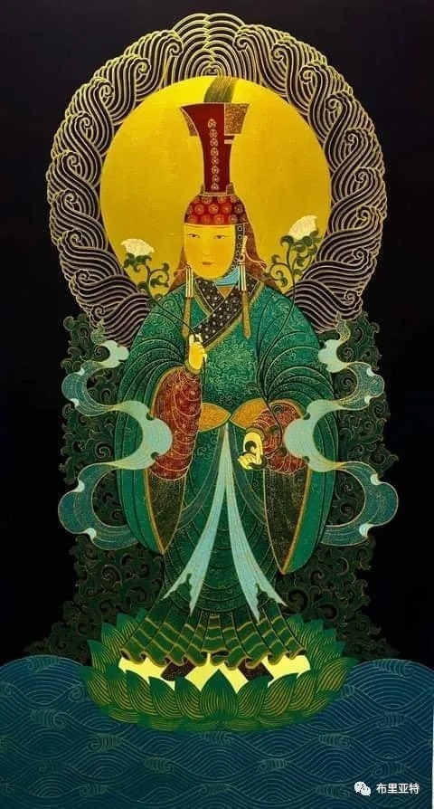 青年女画家奥云额尔德尼重现历代蒙古皇后