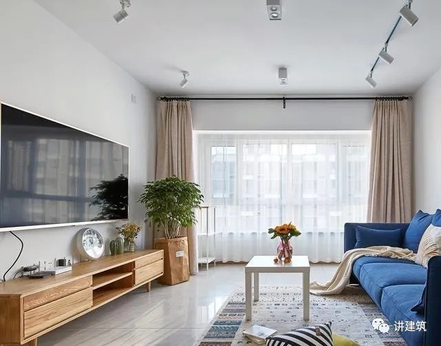 吊顶|新房装修不吊顶，四周石膏线走一圈，时尚大气还省钱！