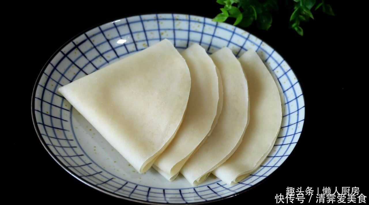 薄饼|这是薄饼最简单的做法,柔软筋道不破皮,放凉了也不发硬