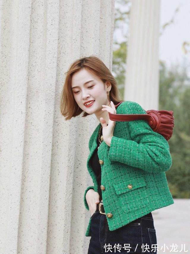香风|秋天不穿裙子也很浪漫,针织开始搭配牛仔裤优雅大气,高级时髦