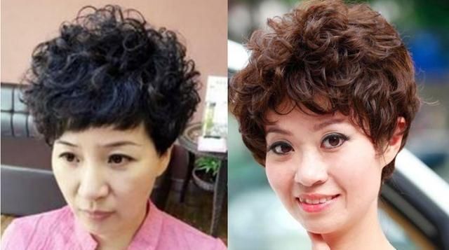 为什么女人老了都喜欢剪短发烫卷发?短发好打理显发量,也更减龄