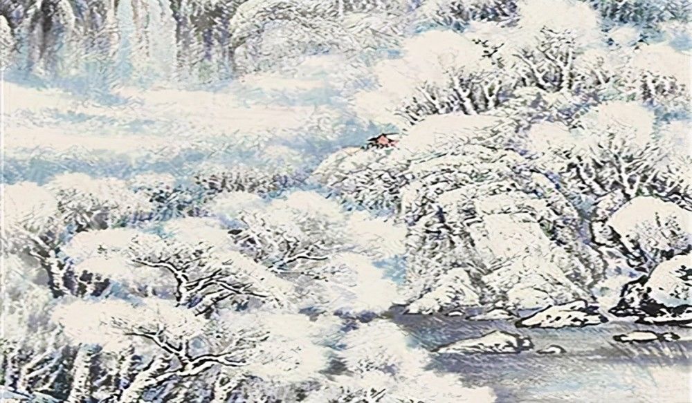  落照|人生多喧扰，诗人司空曙独吟《松下雪》：落照入寒光，偏能伴幽寂