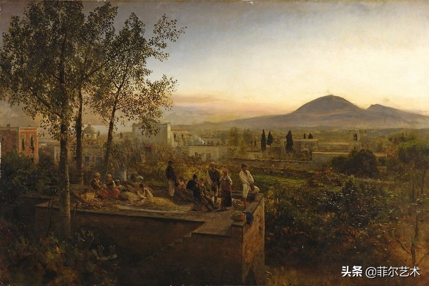 合辑|德国油画大师 Oswald Achenbach 风景油画作品合辑（陆） 欣赏