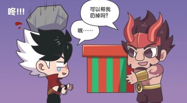 隐藏|王者荣耀漫画：蒙犽隐藏属性是傲娇，想要圣诞礼物，却不开口