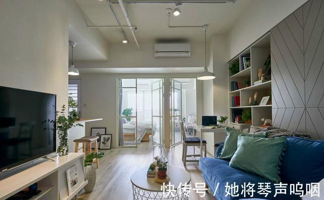 夫妻|一对年轻夫妻的50平舒适家,拥有2房2厅1书房还觉得很宽敞!