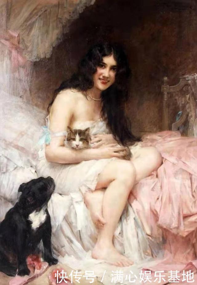 妩媚$他画里的美女:身娇体软皮肤白,妩媚又迷人