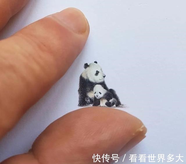 砂糖粒@惊爆眼球!60岁帅大爷在头发丝上画画,米粒、瓜子都给他当画布!