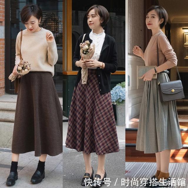 tips|别再穿牛仔裤了,2021年流行这4条裙子,搭大衣、羽绒服都好看