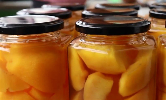 空气体|这才是黄桃罐头正确的做法,果肉香甜爽口有技巧,放一年不会坏