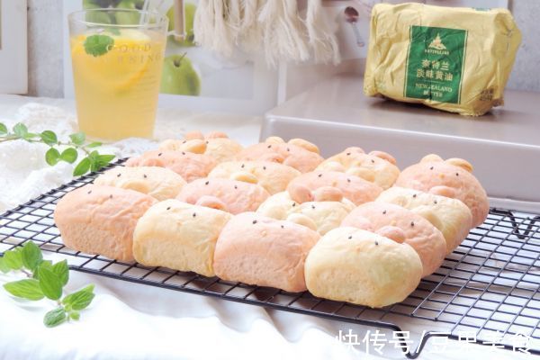 山药|#奈特兰草饲营养美味#可爱的小兔子面包