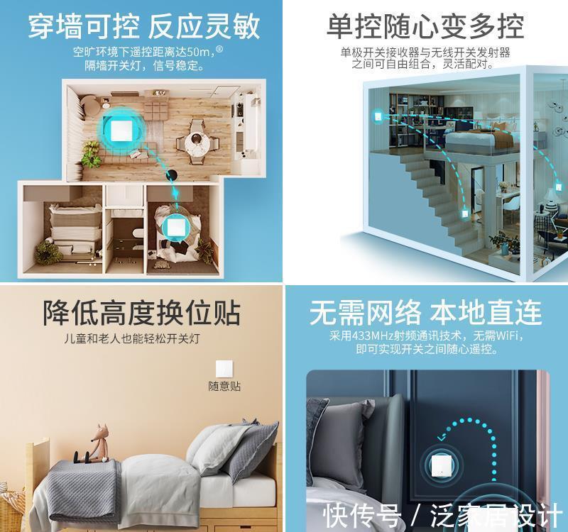 接线盒|睡前不想下床关灯?两种装修方案,三种产品方案,都能解决问题!