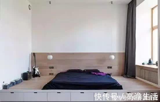 地台床|榻榻米已经落伍了,现在流行一体化的地台设计,年轻人都爱这样装