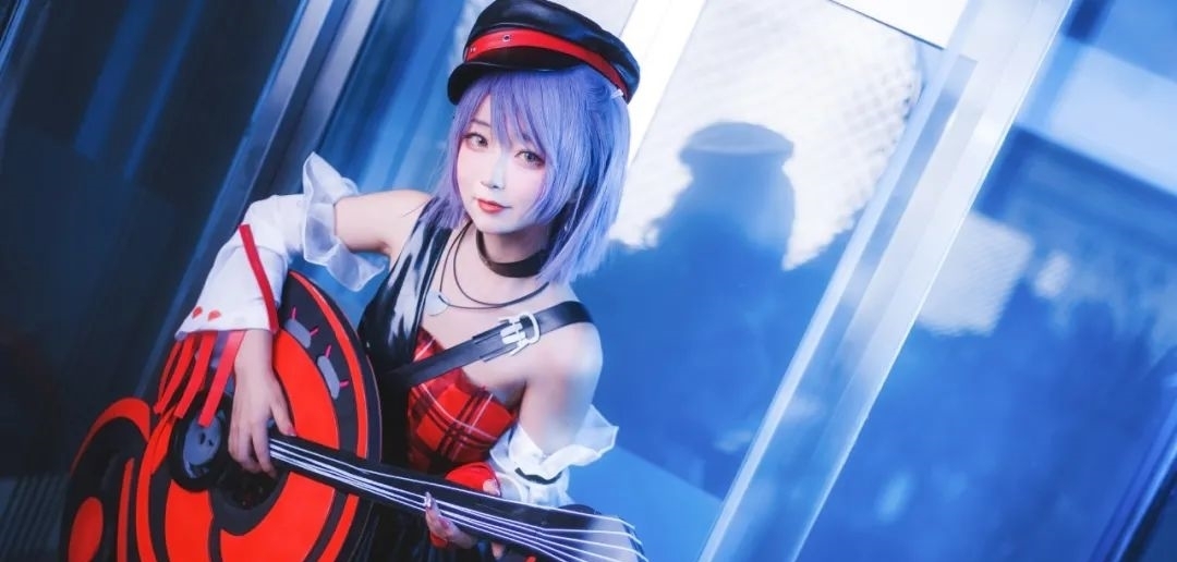 cos:王者荣耀·小乔音你心动cos正片@蓝璃