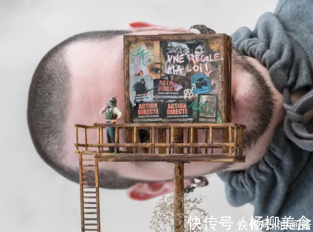 雕塑$微型艺术家历时4年,打造了一个破败的世界,精致程度让人叹服