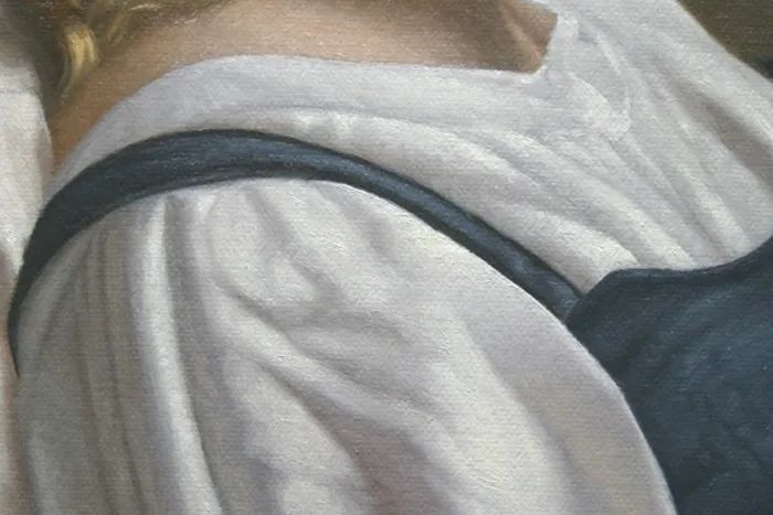 学院派#美国当代学院派画家大卫·格雷的作品,古朴之美,甚美