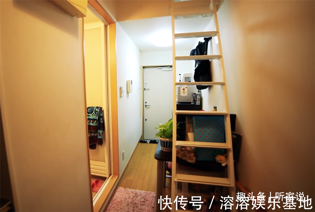 缝隙房|90后姑娘住进日本8㎡“缝隙房”,吃饭坐地上,睡觉爬梯子