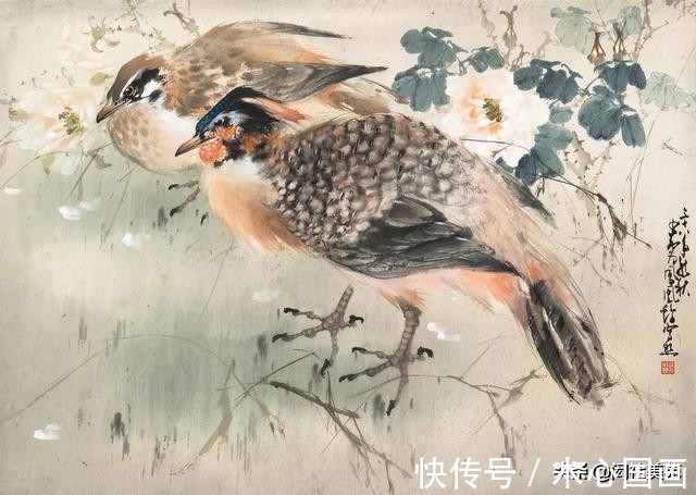 张书旗$中国画家笔下的大吉图:已知全五德 安逸胜凫鹝