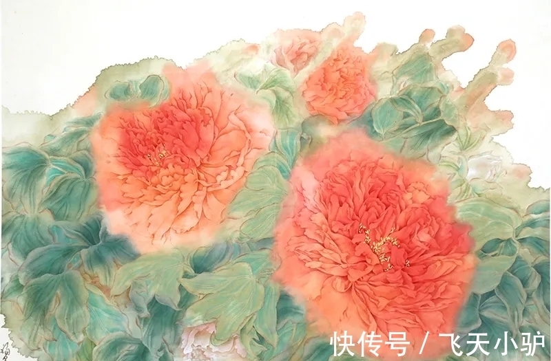 写意花鸟画$他从当代水墨回归传统花鸟画,情境夺人!