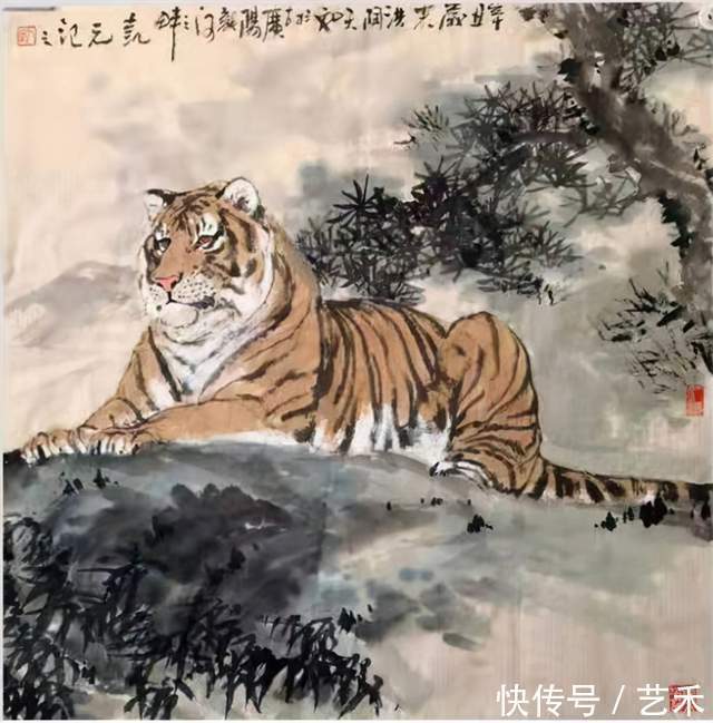 美展&刘金凯画虎