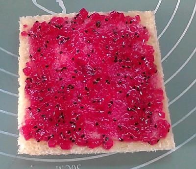 #安佳万圣烘焙奇妙夜# 火龙果果酱西多士