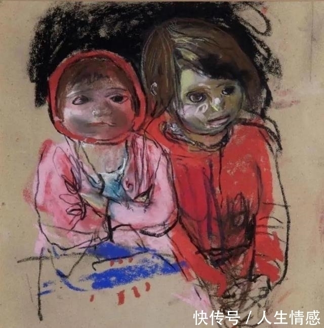 克罗齐#这种表现主义画得真美：英国画家琼·凯瑟琳作品选