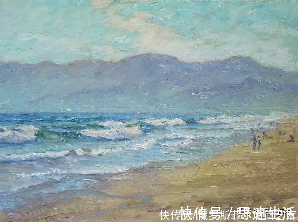 艺术品$美国艺术家米里奇的绝美海滩油画作品欣赏