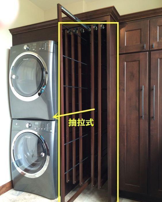 收纳|洗衣机旁一拃宽的缝隙,日韩国主妇塞6类神器,又能收纳不少东西