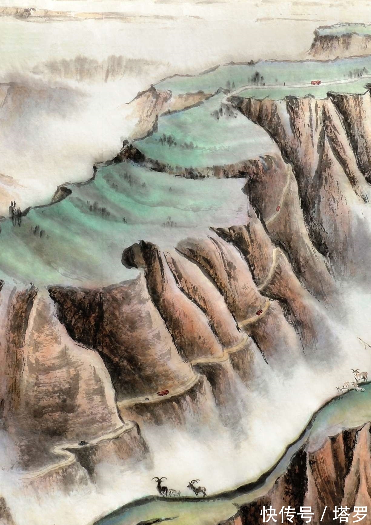 国画!我的中华之旅与组画《中华江山》