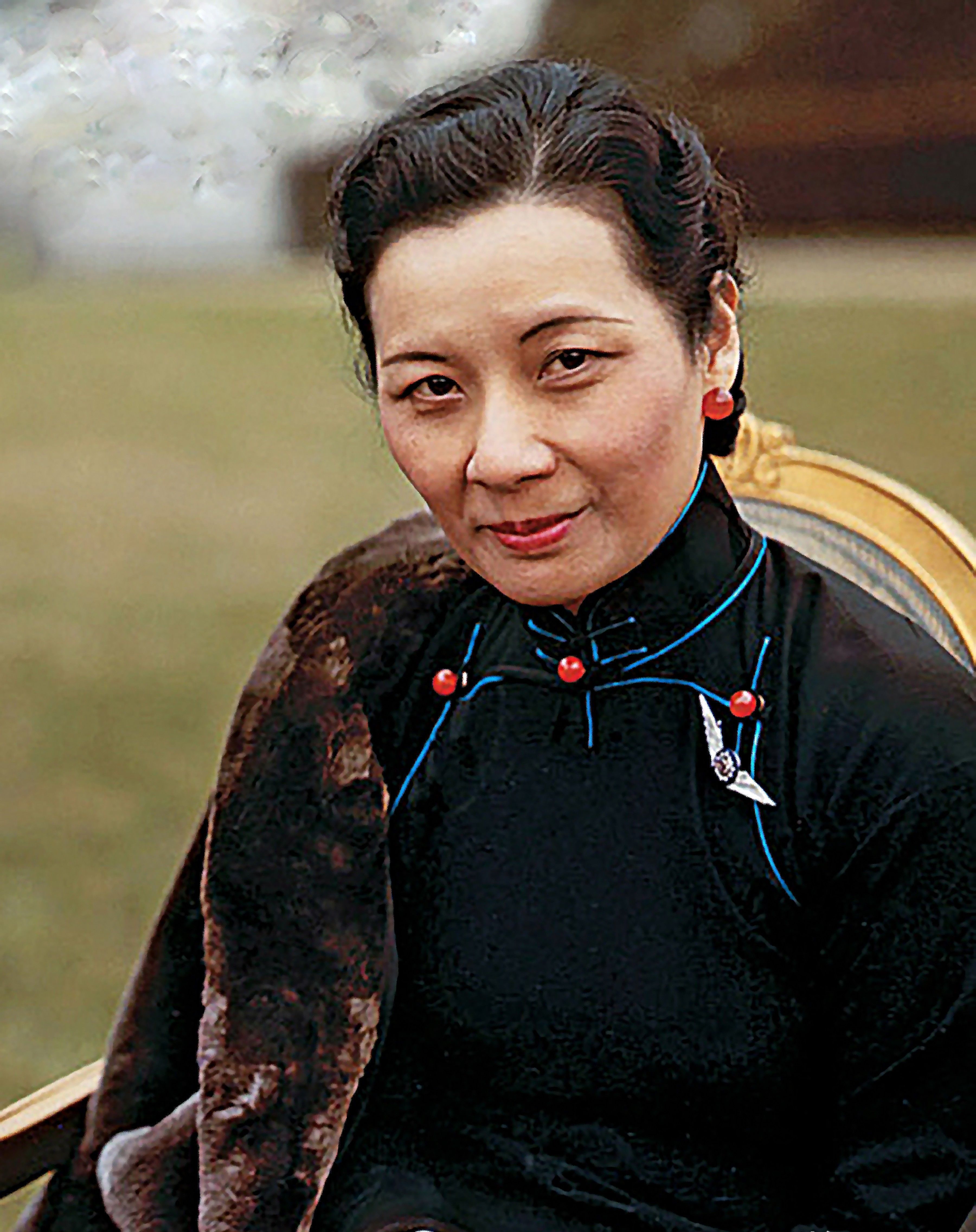 毛笔#宋美龄女士8幅毛笔墨迹欣赏，优雅妩媚娟秀俊雅，网友：高贵美丽