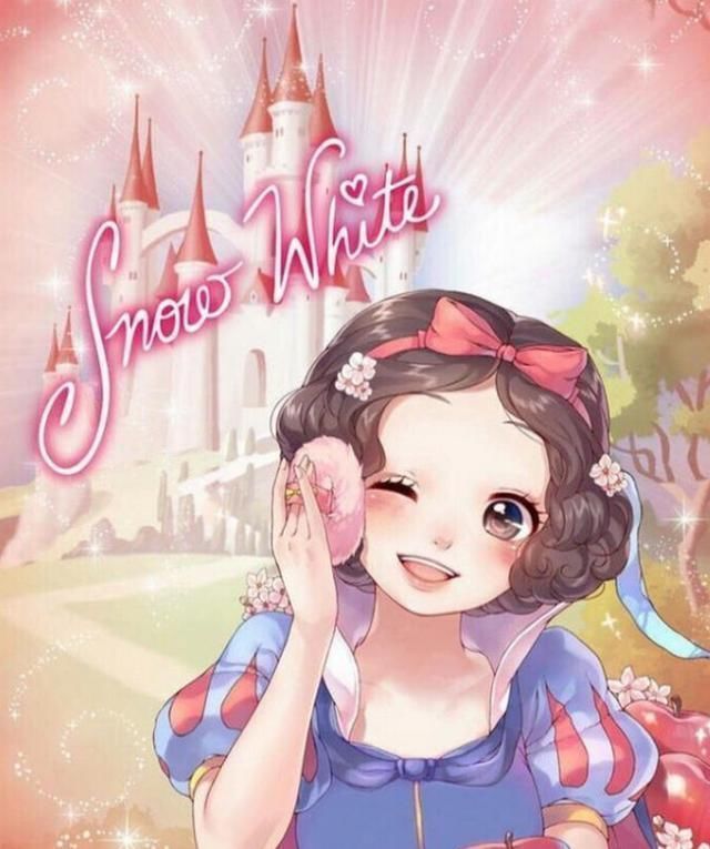 爱丽儿公主|迪士尼公主的日漫画风,爱丽儿充满元气,爱洛公主最有感觉