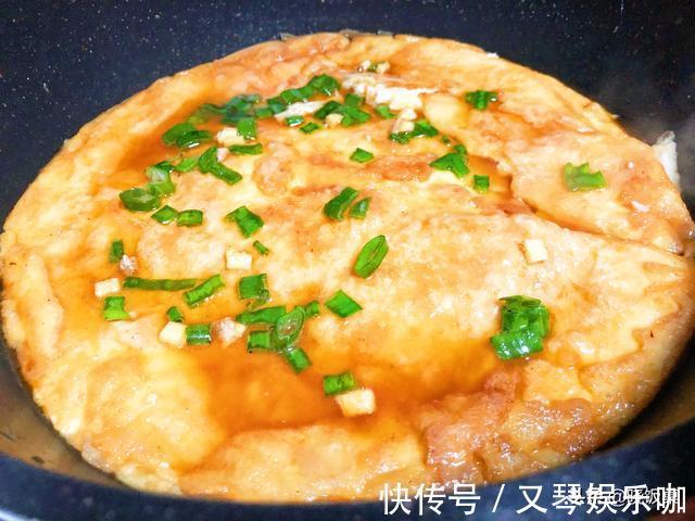北豆腐|1块豆腐，2个鸡蛋，教你做传统鲁菜锅塌豆腐，嫩滑入味，非常下饭