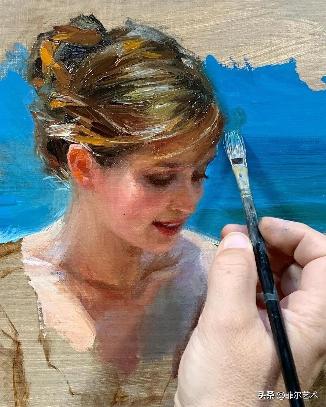 哈巴罗夫斯克&犹如花朵绽放,美得让人难忘~俄罗斯画家人物油画作品欣赏