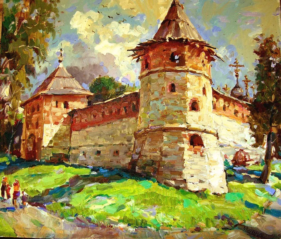米沙金！俄罗斯画家米沙金的风景油画，美的不要不要的！