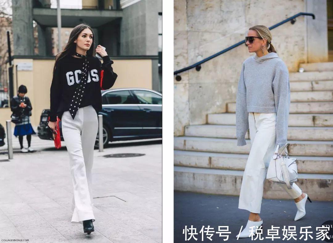 阔腿裤 30岁以上的女人这样穿卫衣,减龄又得体!快看时尚达人的穿搭心机