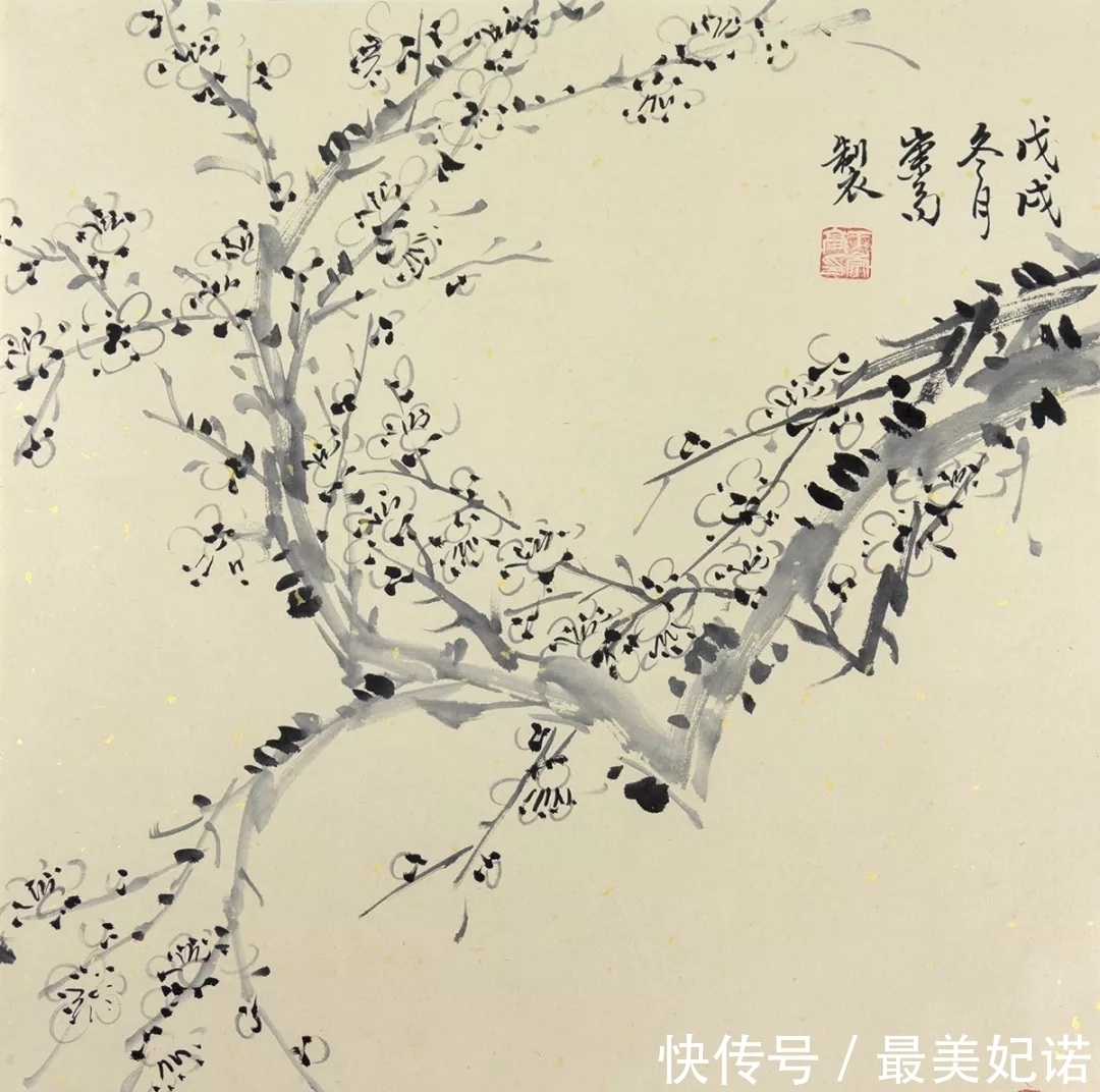 仙葩$锦官城外雪皑白,千里江天同一色,万家灯火入河来