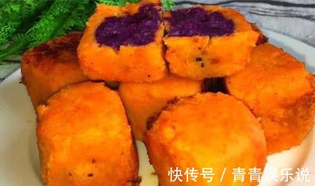 胡萝卜不要炒着吃了,教你不用面粉做软糯香甜的炸饼,比红薯饼香