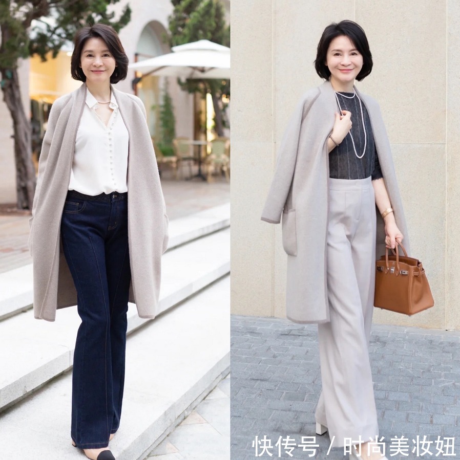 保暖度 这才是50岁女人的穿衣榜样,不扮嫩、不做作,也美得高级优雅
