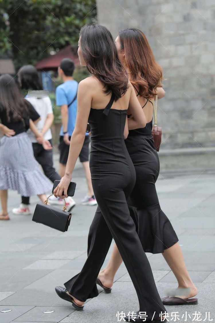 美女|非常有气质的微胖美女，连体裤时尚又美丽